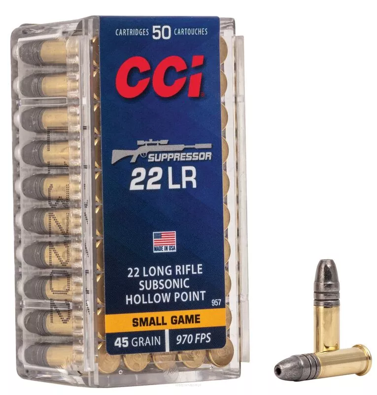 Am. Kul. CCI Suppressor - .22 LR 45grs - Opk. 50 szt.