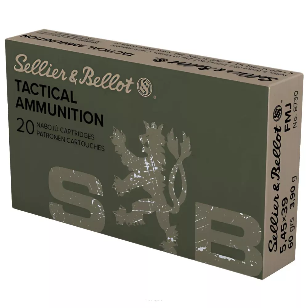 Am. Kul. Sellier&Bellot - 5,45x39 FMJ 3,9g - Opk. 20 szt.