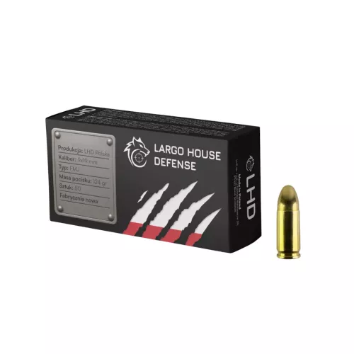 Am. Kul. LHD - 9x19 FMJ 124gr/8g - Opk. 50 szt.