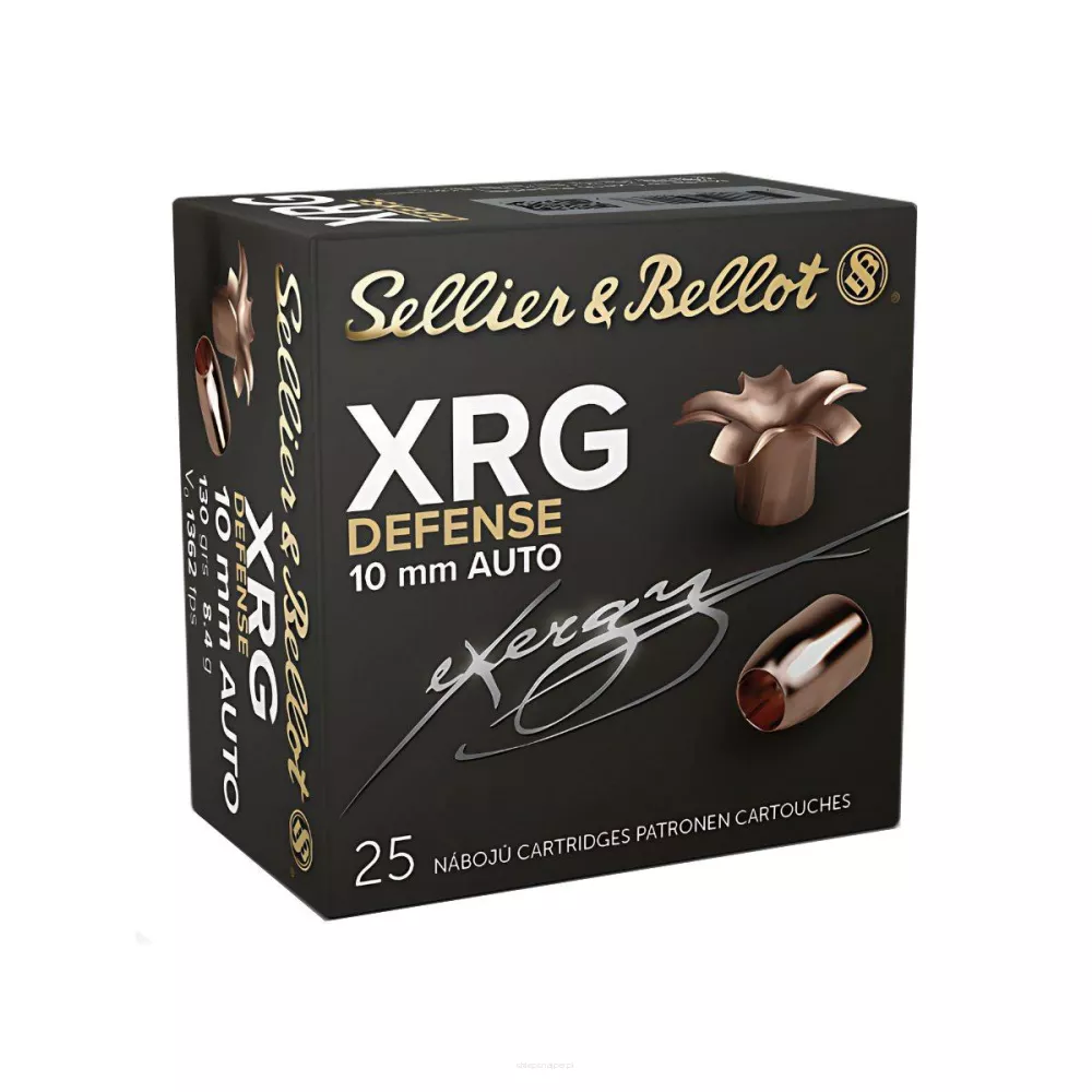 Am. Kul. Sellier&Bellot XRG - 10mm AUTO 8,4g / 130gr - Opk. 25 szt.