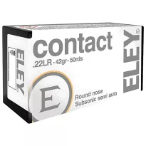 Am. B. Z. Eley Contact - .22 LR 42gr Subsonic - Opk. 50 szt. - 2