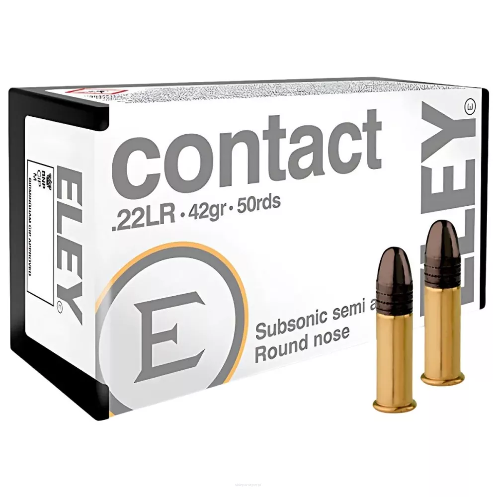 Am. B. Z. Eley Contact - .22 LR 42gr Subsonic - Opk. 50 szt.