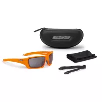 ESS - Okulary balistyczne Rollbar - Safety Orange - Przezroczyste / Przyciemniane Smoke Gray - 3