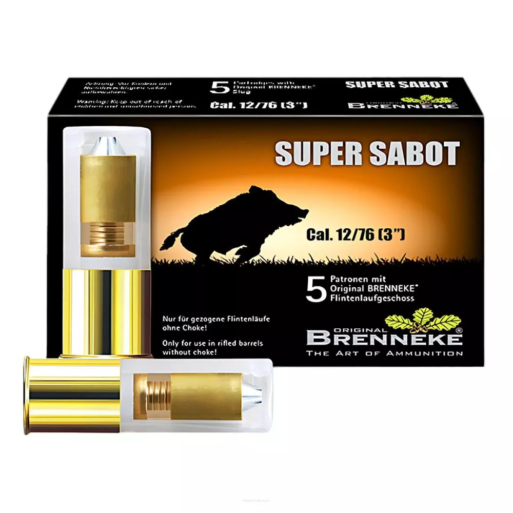 Am. Śrut. Brenneke Super Sabot - 12/76 31,8g - Opk. 5 szt.