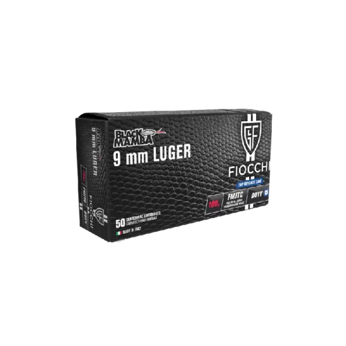 Am. Kul. Fiocchi Black Mamba - 9x19 FMJTC