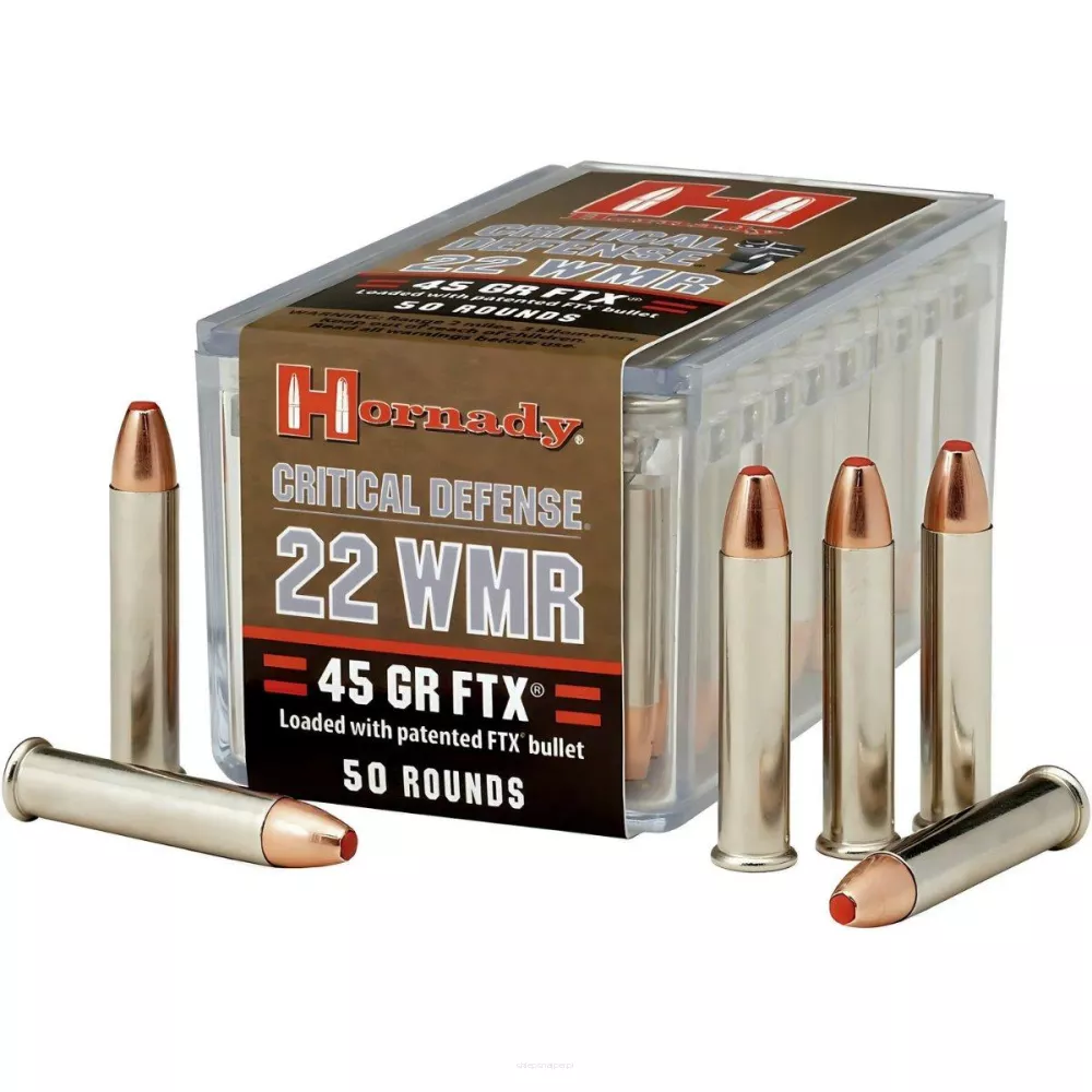 Hornady FTX Critical Defense .22 WMR 45gr/2,92g