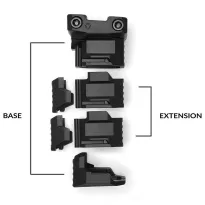 Strike Industries - Chwyt przedni Strike Stacked Angled CMS - Picatinny - FDE - SI-AR-CMS-PSAF-FDE - 7