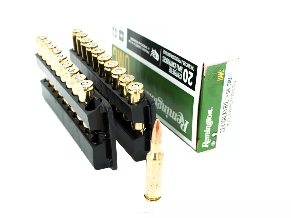 Am. Kul. Remington UMC - .224 Valkyrie 4,9g FMJ - Opk. 20 szt.