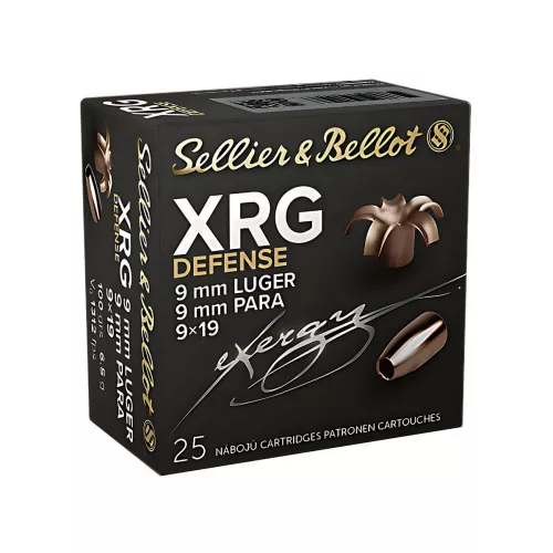 Am. Kul. Sellier&Bellot XRG Defence - 9x19 6,5 g - Opk. 25 szt.