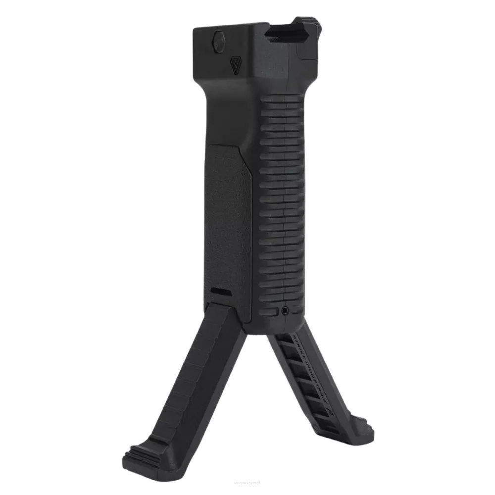 Strike Industries - Chwyt przedni z dwójnogiem Strike Picatinny - Czarny - SI-AR-BIPOD
