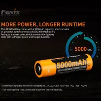 Fenix - Akumulator - 21700 - 5000mAh - ARB-L21 - 3