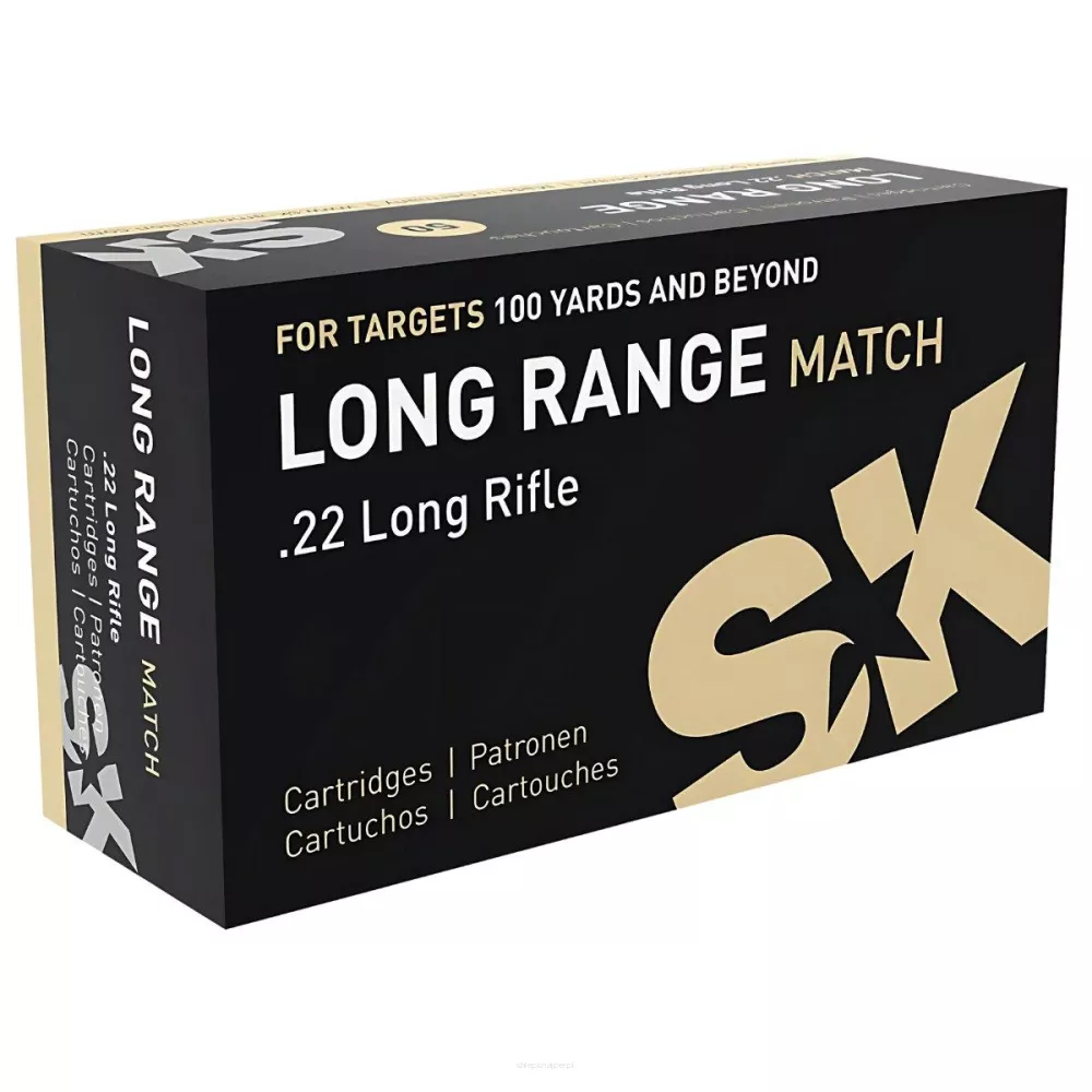 Am. B. Z. Lapua SK Long Range Match - .22 LR 40gr Match - Opk. 50 szt.