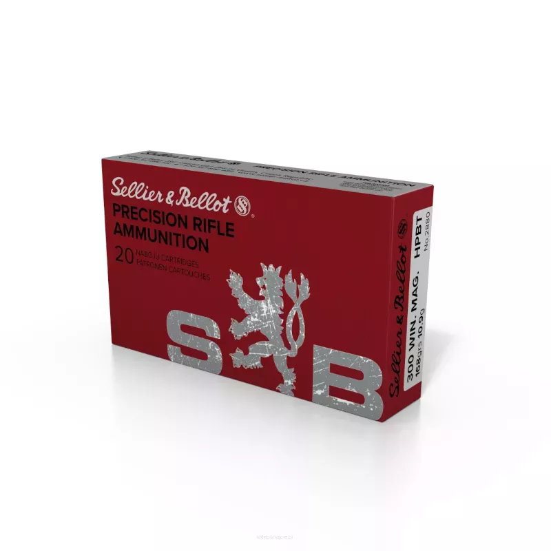 Am. Kul. Sellier&Bellot - .300 Win Mag 10,9g / 168 gr HPBT - Opk. 20 szt.