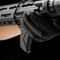 Strike Industries - Chwyt Link Angled HandStop with Cable Management System - M-LOK / KeyMod - FDE - SI-AR-HSFG-FDE - 4