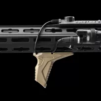 Strike Industries - Chwyt Link Angled HandStop with Cable Management System - M-LOK / KeyMod - FDE - SI-AR-HSFG-FDE - 5