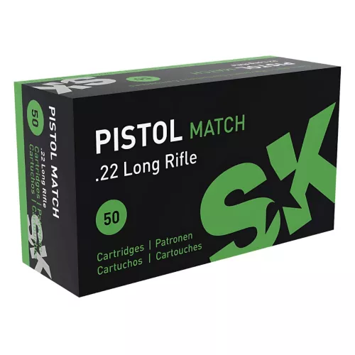 Am. B. Z. Lapua SK Pistol Match - .22 LR Pistol Match - Opk. 50 szt.