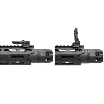 Strike Industries - Przyrządy Celownicze Strike Polymer Backup Sights - Składane - Picatinny - Czarne - SI-SPBUS - 6