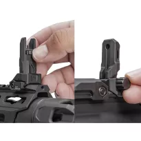 Strike Industries - Przyrządy Celownicze Strike Polymer Backup Sights - Składane - Picatinny - Czarne - SI-SPBUS - 8