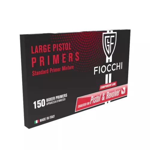 FIOCCHI - Spłonki pistoletowe - Brass - 150 szt.