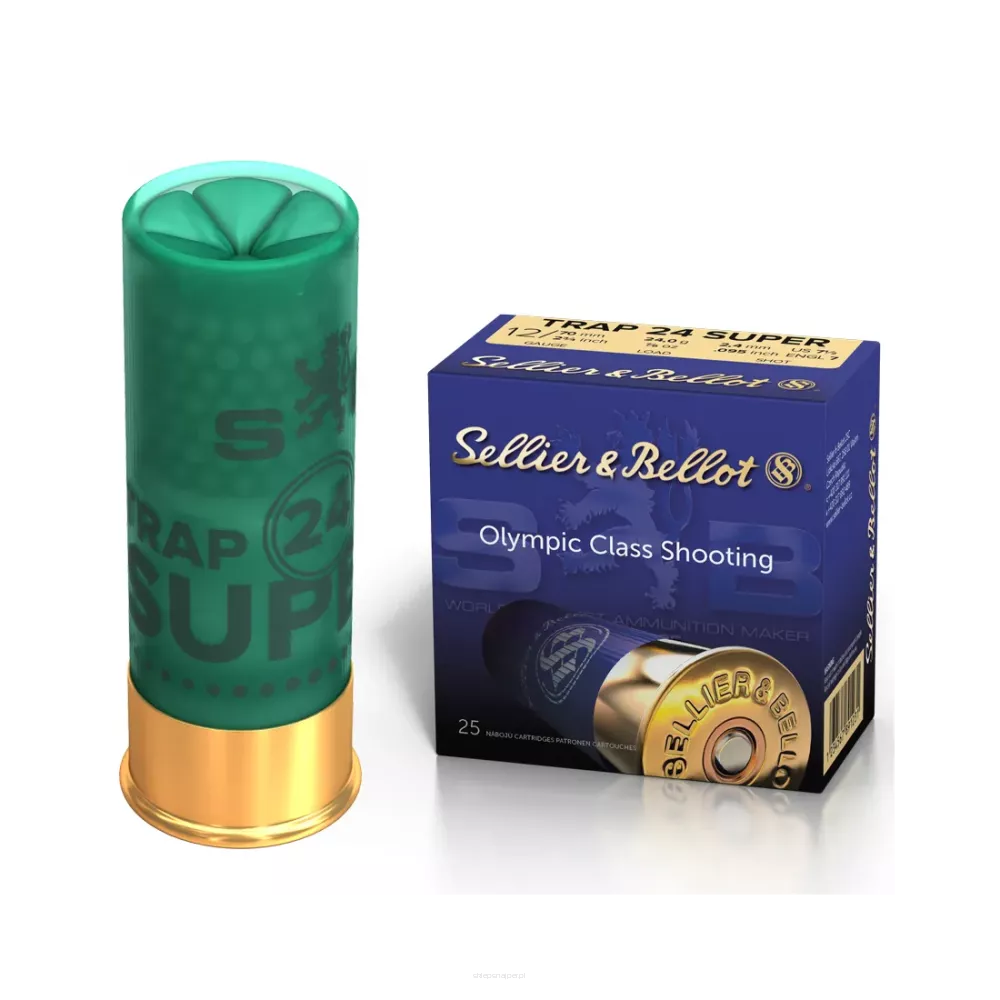 Am. Śrut. Sellier&Bellot Trap Super - 12/70 24g Trap - Opk. 25 szt.