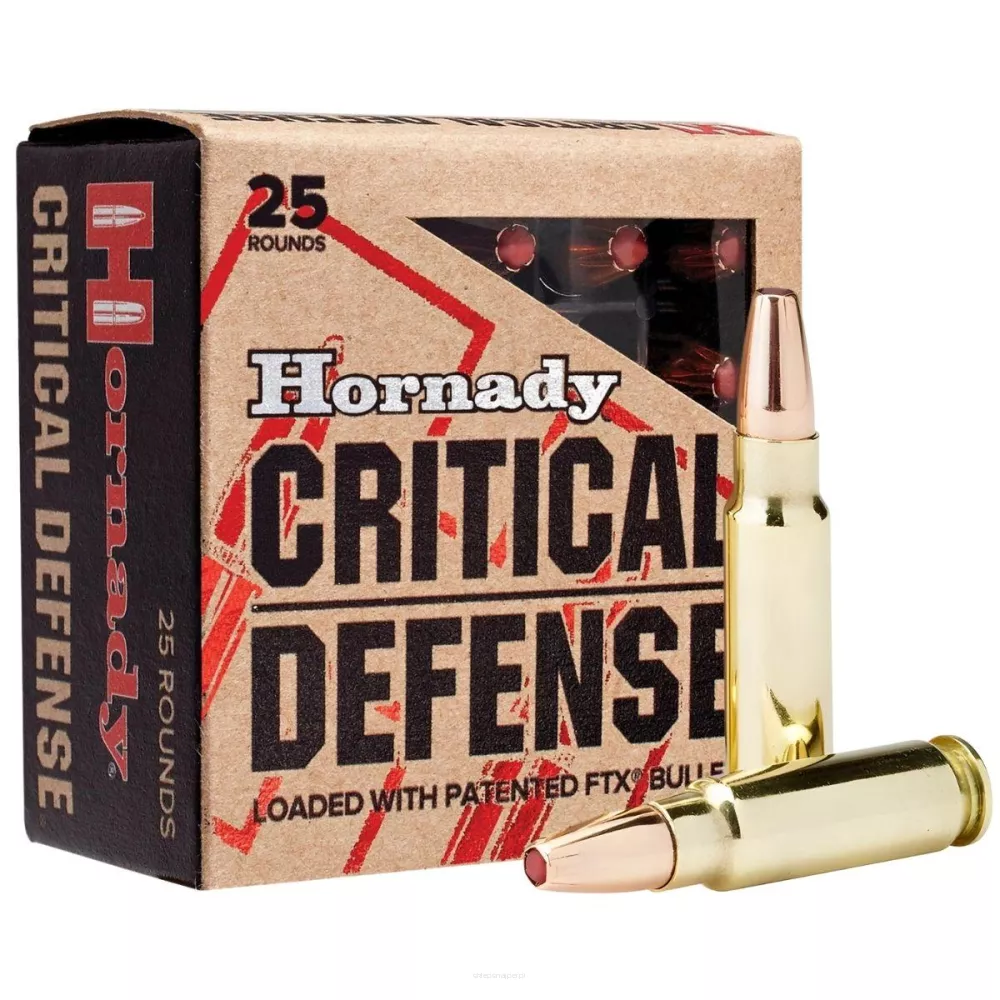 Am. Kul. Hornady Critical Defense - 5,7x28mm 40gr / 2,6g FTX - Opk. 25 szt.
