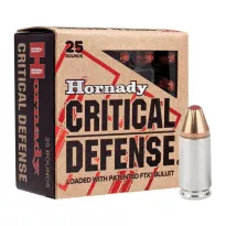 Am. Kul. Hornady Critical Defense - 9x19 7,5 g / 115 gr FTX - Opk. 25 szt. - 2