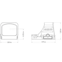 Kolimator Holosun HS507 Competition - Red Dot - Montaż RMR - 9
