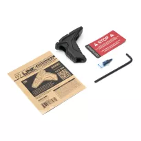 Strike Industries - Chwyt Link Angled HandStop with Cable Management System - M-LOK / KeyMod - Czarny - SI-AR-HSFG-BK - 3