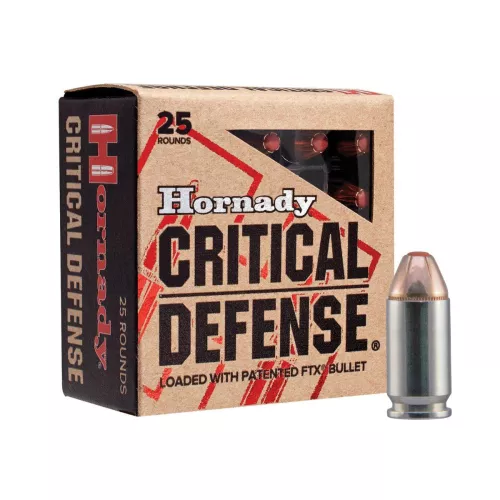 Am. Kul. Hornady Critical Defense - 9x18 Makarov 6,2 g / 95 gr FTX - Opk. 25 szt.