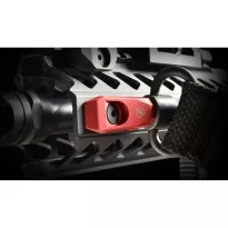 Strike Industries - Montaż zawieszenia Port Link Angled KeyMod / M-LOK QD Mount - Czerwony - SI-LINK-AQD-RED - 5