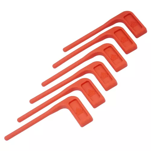 UTG - Flagi bezpieczeństwa uniwersalne - Czerwone - 6 szt. - RB-CSF06