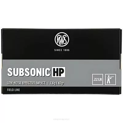 Am. B. Z. RWS Subsonic H-Point - .22 LR Subsonic HP - Opk. 50 szt.
