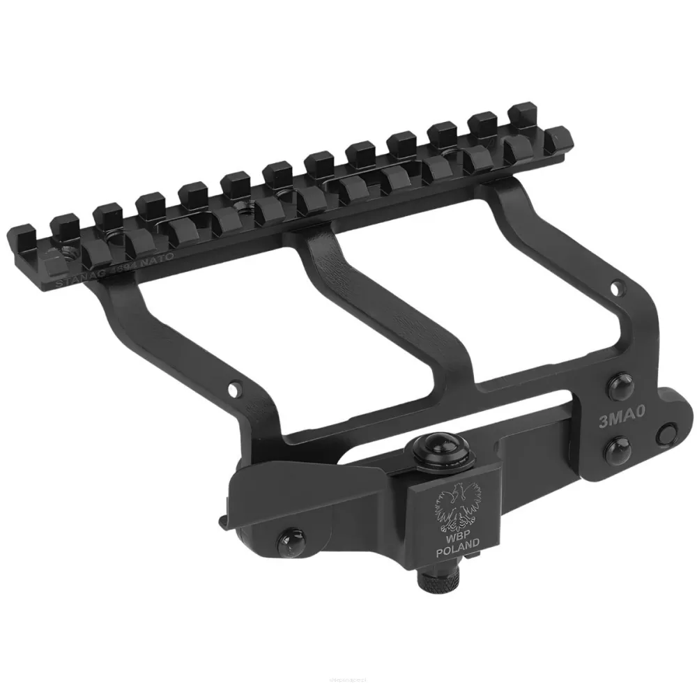 WBP Rogów - Boczny montaż z szynami do platformy AK - Czarny - 3MA0