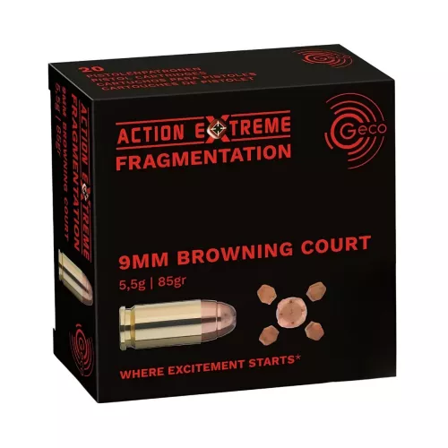 Am. Kul. Geco Action Extreme - 9x17 .380 ACP - Opk. 20 szt,