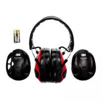 3M - Słuchawki aktywne Peltor SportTac - Czarne/Czerwone - 2