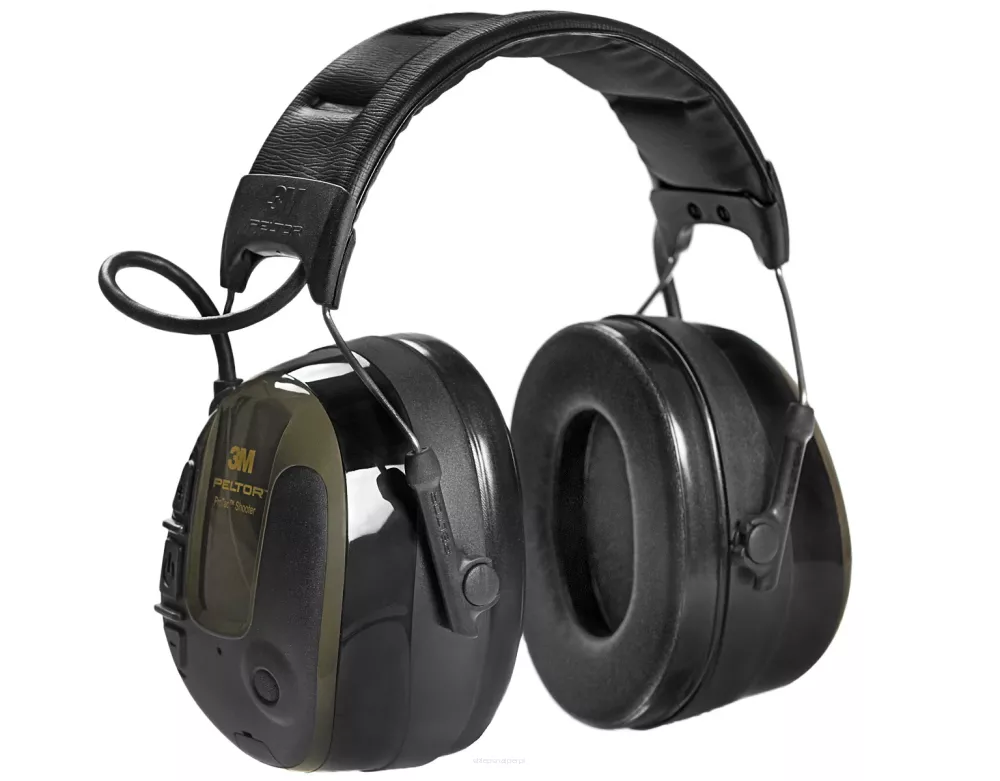 Ochronniki słuchu aktywne 3M Peltor Protac Shooter SNR - 32 dB - Green
