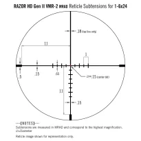 Vortex - Luneta celownicza Razor II HD-E 1-6x24 30MM VMR-2 MRAD RZR-16009 - 8