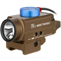 Olight - Latarka pistoletowa z celownikiem laserowym Baldr S - 800 lm - Desert Tan - 11
