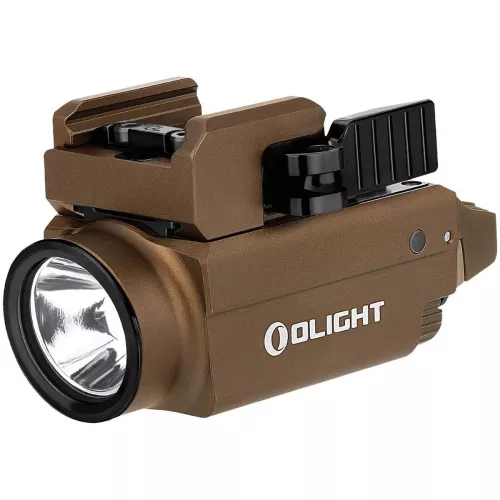 Olight - Latarka pistoletowa z celownikiem laserowym Baldr S - 800 lm - Desert Tan
