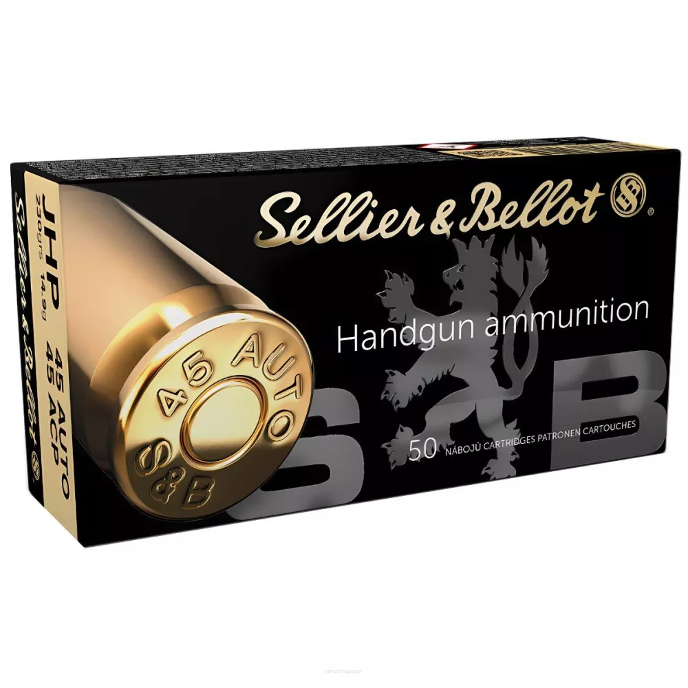 Sellier&Bellot .45 ACP 14,9g JHP