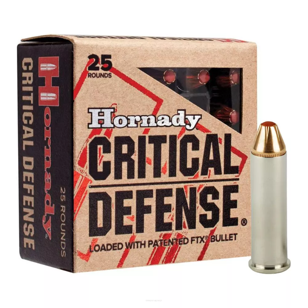 Am. Kul. Hornady Critical Defense - .357 Mag 8,1g FTX - Opk. 25 szt.
