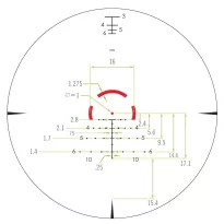 Luneta Vortex Venom 1-6x24 30mm SFP AR-BDC3 MOA - VEN-1601 - 8