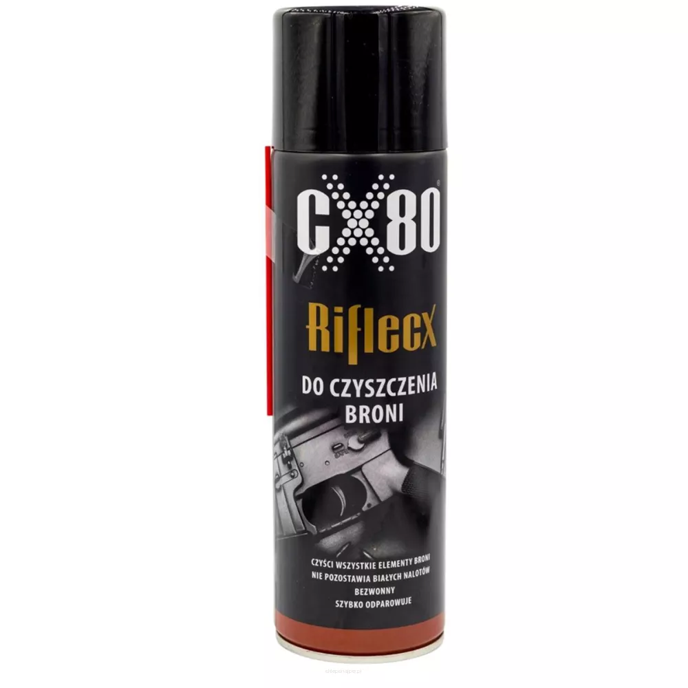 RifleCX - Zmywacz do czyszczenia i odtłuszczania broni - 500 ml