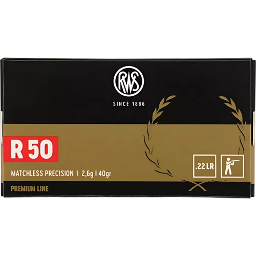 Am. B. Z. RWS R50 Match - .22 LR Match - Opk. 50 szt.
