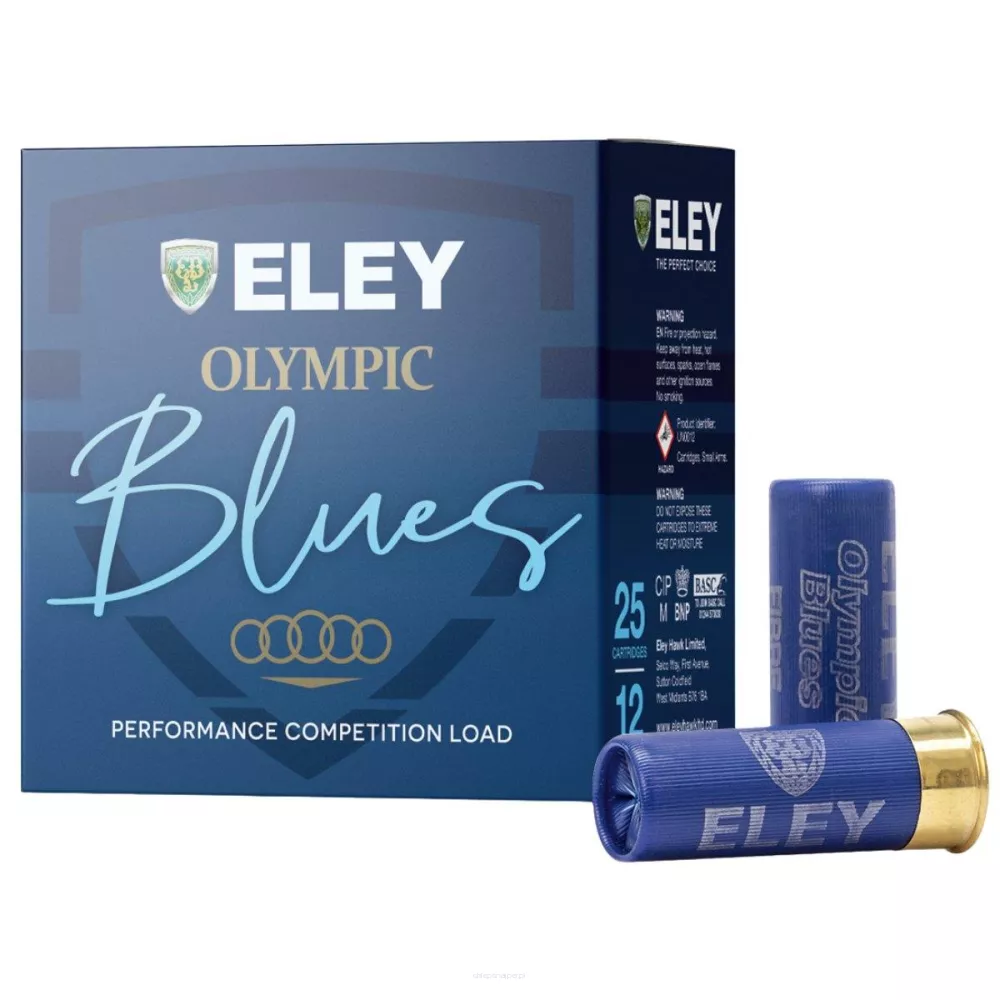Am. Śrut. Eley Olympic Blues - 12/70 28g śrut 8 - Opk. 25 szt.