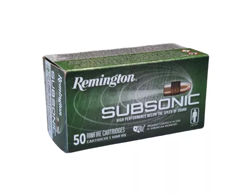Am. B. Z. Remington Subsonic - .22 LR 40gr CP HP - Opk. 50 szt.