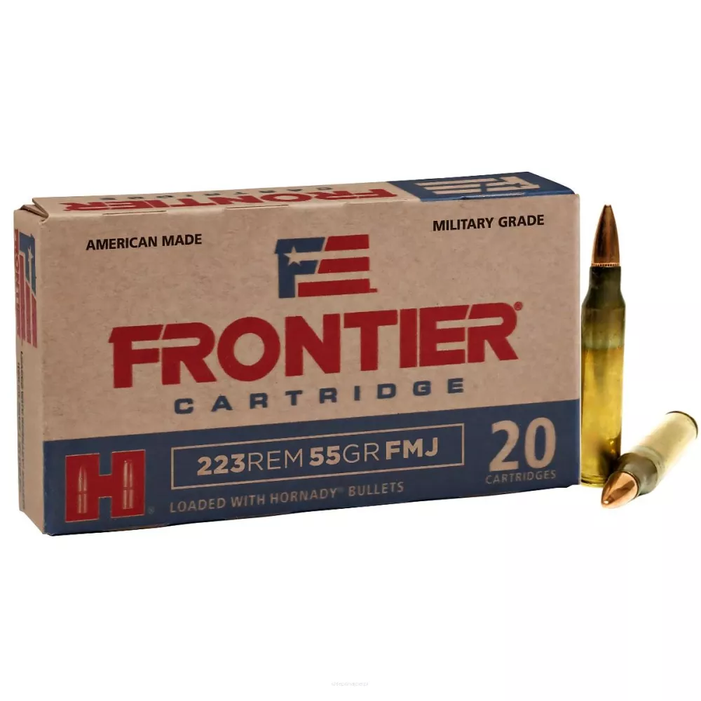 Am. Kul. Hornady Frontier - .223 Rem 55gr FMJ - Opk. 20 szt.