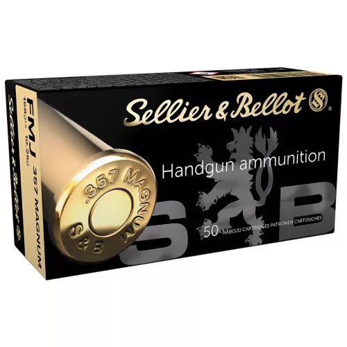 Am. Kul. Sellier&Bellot - .357 Mag 10,25g FMJ - Opk. 50 szt.