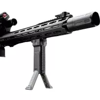 Strike Industries - Chwyt przedni z dwójnogiem - Czarny - SI-AR-AL-BIPOD-GY - 5