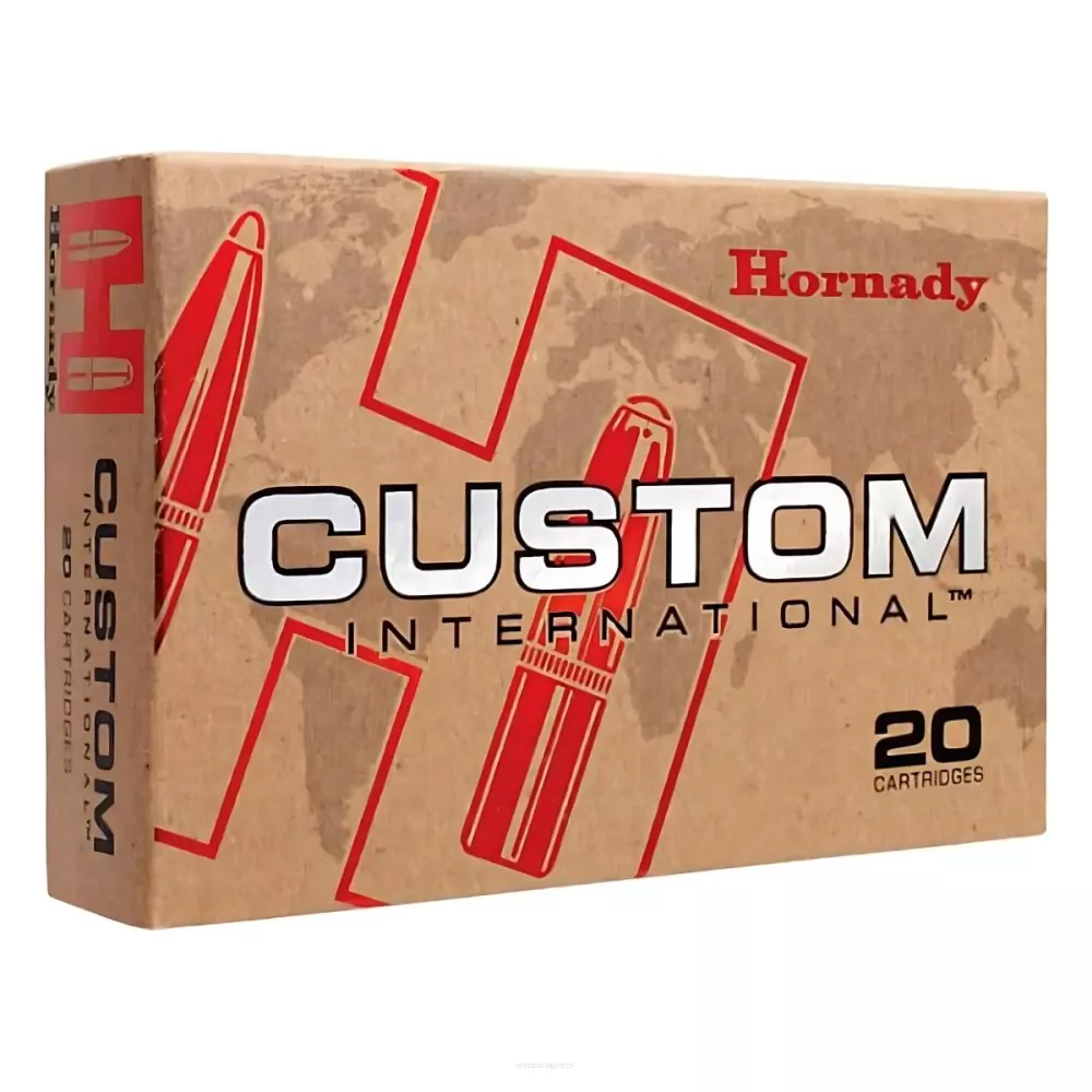Am. Kul. Hornady Custom International - 8x57 JS 12,64 g / 195 gr SP - Opk. 20 szt.